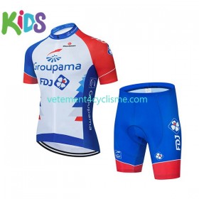 Enfant Tenue Cycliste et Cuissard 2021 Groupama-FDJ N001